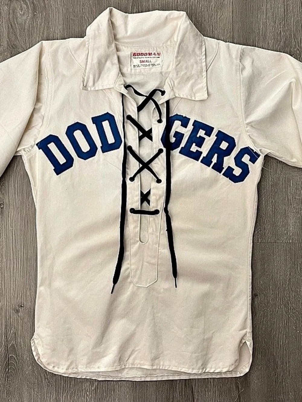 Vintage 1990 Los Angeles Dodgers Goodman Jersey Top Men’s Size Small